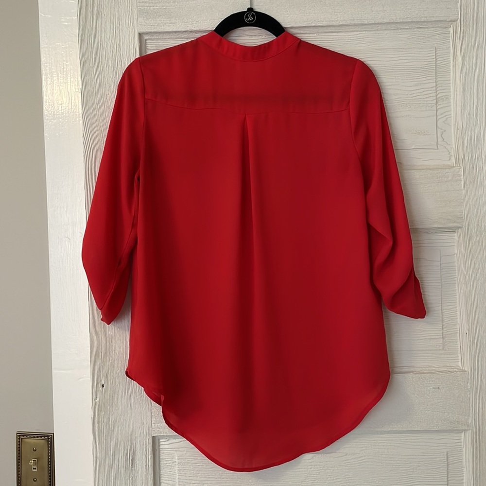 Red top, brand is Lush (Nordstrom, BP), size S - Picture 2 of 2